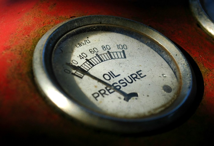 Oil pressure gauge