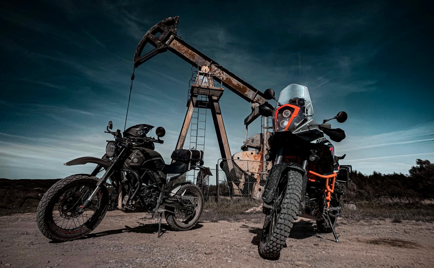 Oil pump with motorcycles
